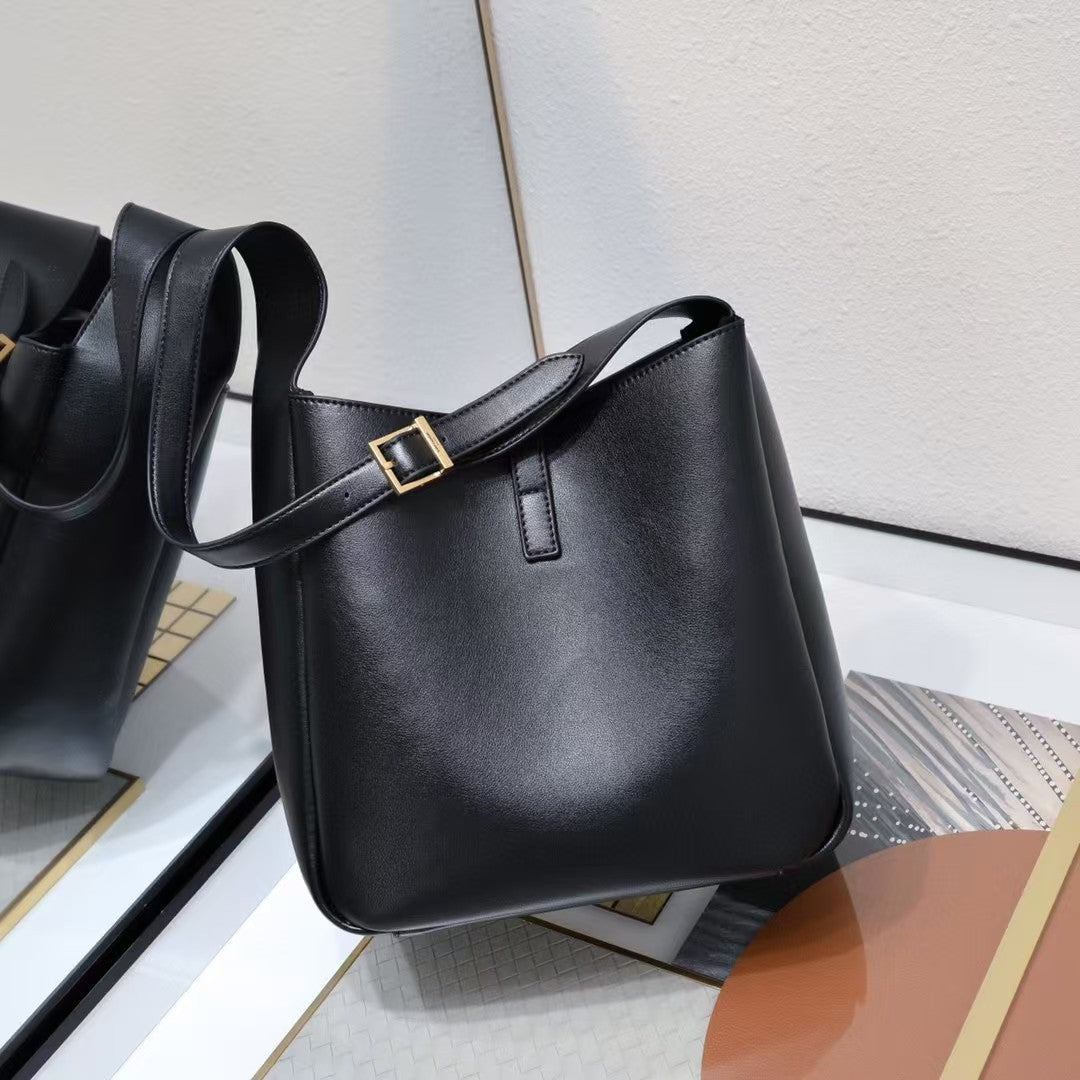 Women's Soft Surface Cowhide Leather Genuine Underarm Bag