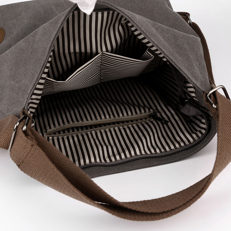 Classy Women's Canvas High-grade Niche Mummy Shoulder Bags