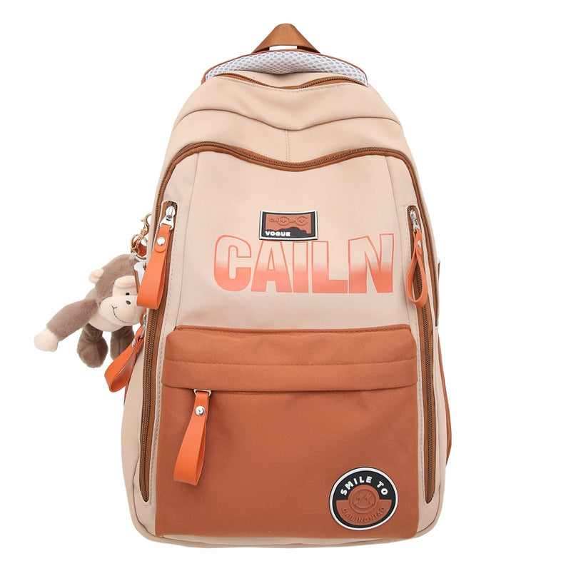 Junior High Trendy Style Computer Large Leisure Backpack