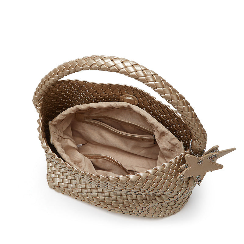 Women's Gun Hand-woven Large Capacity High-grade Idle Style Portable Tote Bags