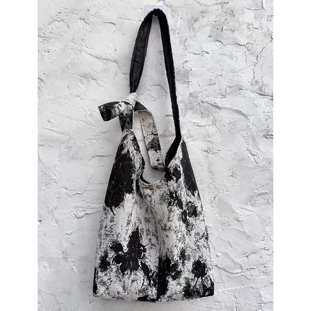 Style Canvas Large Capacity Totes Vintage Tassel Bags