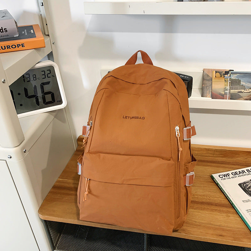 Korean Style Simple Lightweight Niche Trendy Early Leisure Backpack