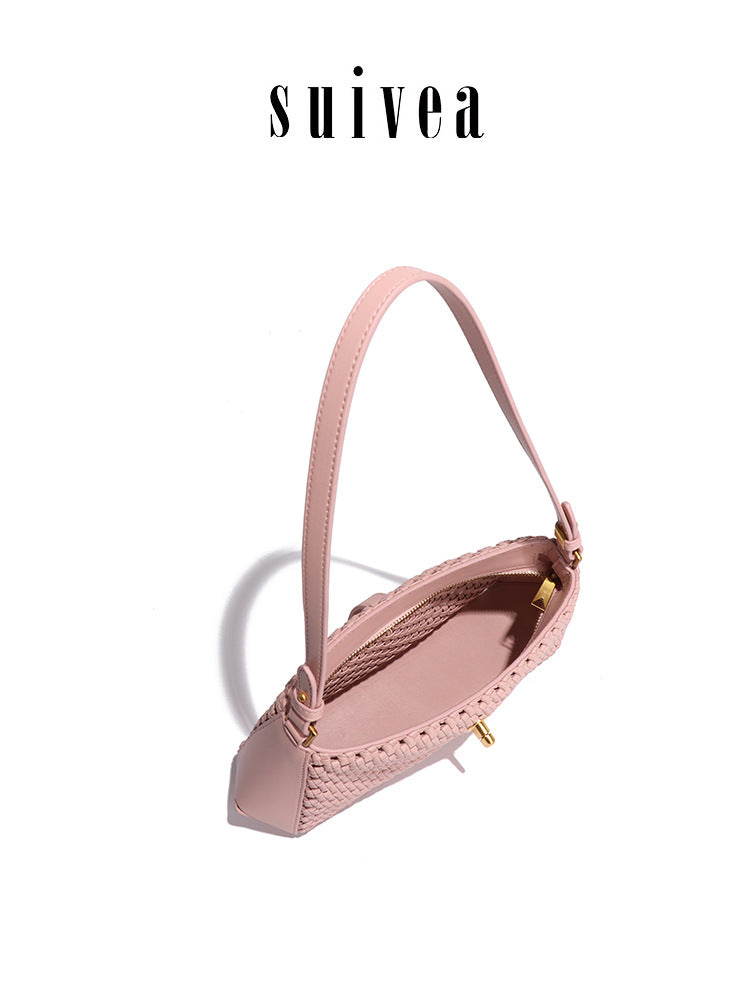 Women's Style Woven Windmill Knot Underarm Hollow Out Women's Handbag