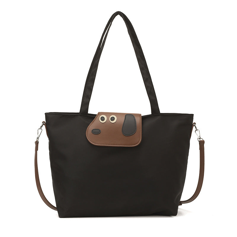 Women's Simple Large Capacity Totes Outing Commuter High-grade Tote Bag