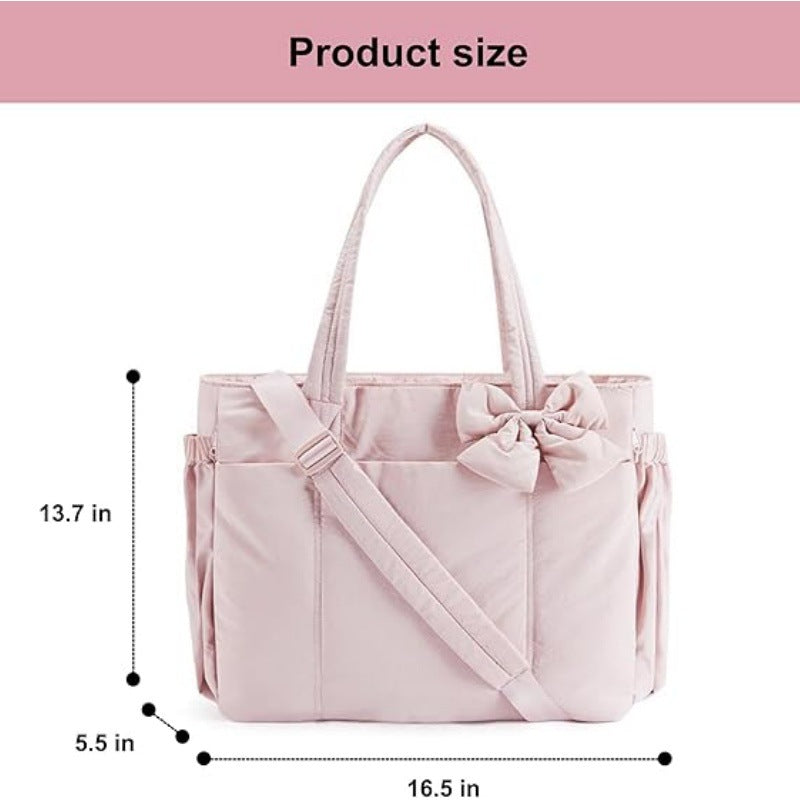Down Cotton Clothing Hiking Cycling Multifunctional Tote Bag