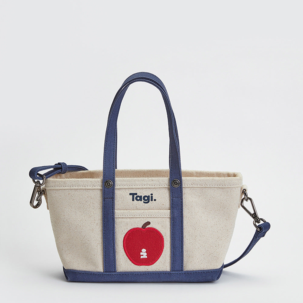 Imagine Apple Color Matching Canvas Portable Tote Bag