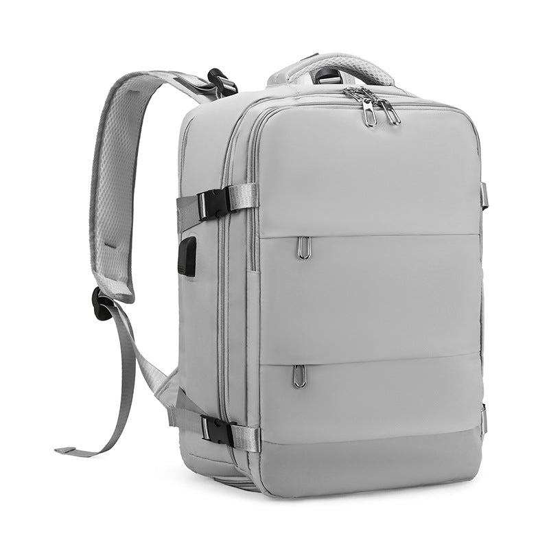 Women's & Men's Business Trip Large Space Computer Pocket College Spine Leisure Backpack