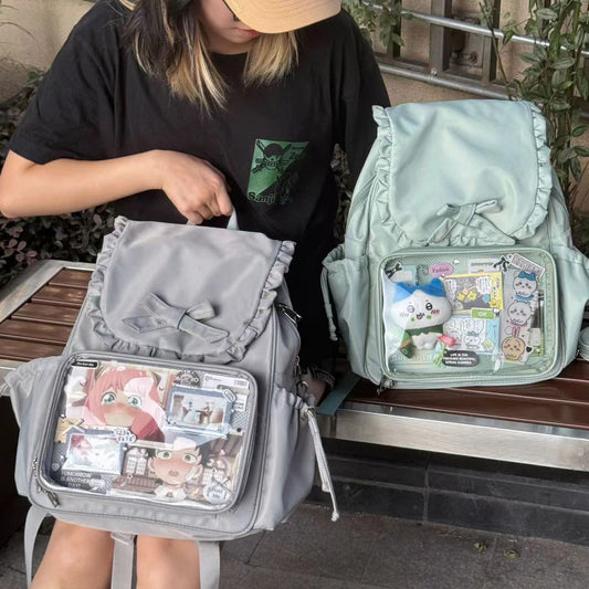 Casual Transparent Cute Large Capacity Cartoon Women's Backpack