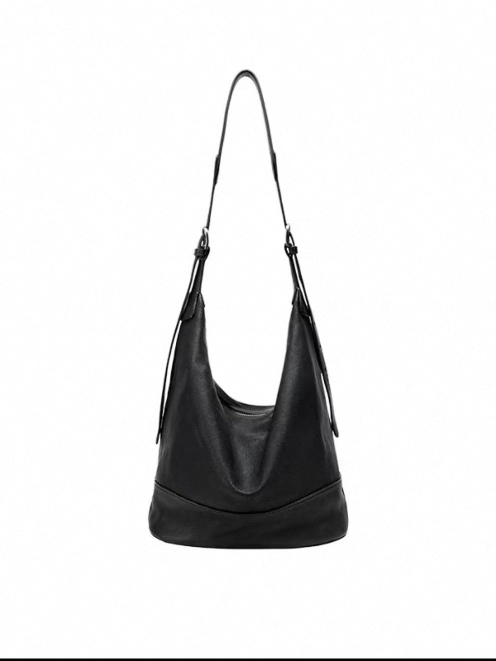 Women's Tanned Sheepskin Binaural Leather Large Capacity Women's Shoulder Bag