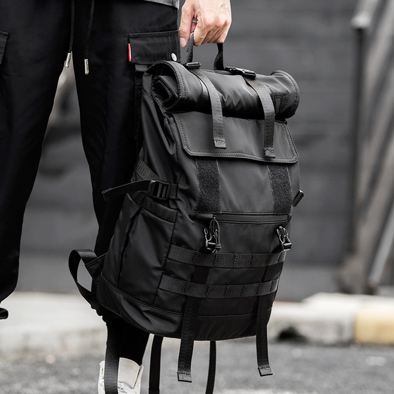 Men's Simple Fashion Large Capacity Computer College Leisure Backpack
