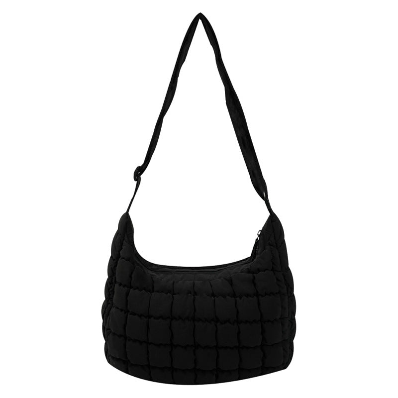 Women's Lightweight Large Capacity Fashion Pleated Cloud Women's Messenger Bag
