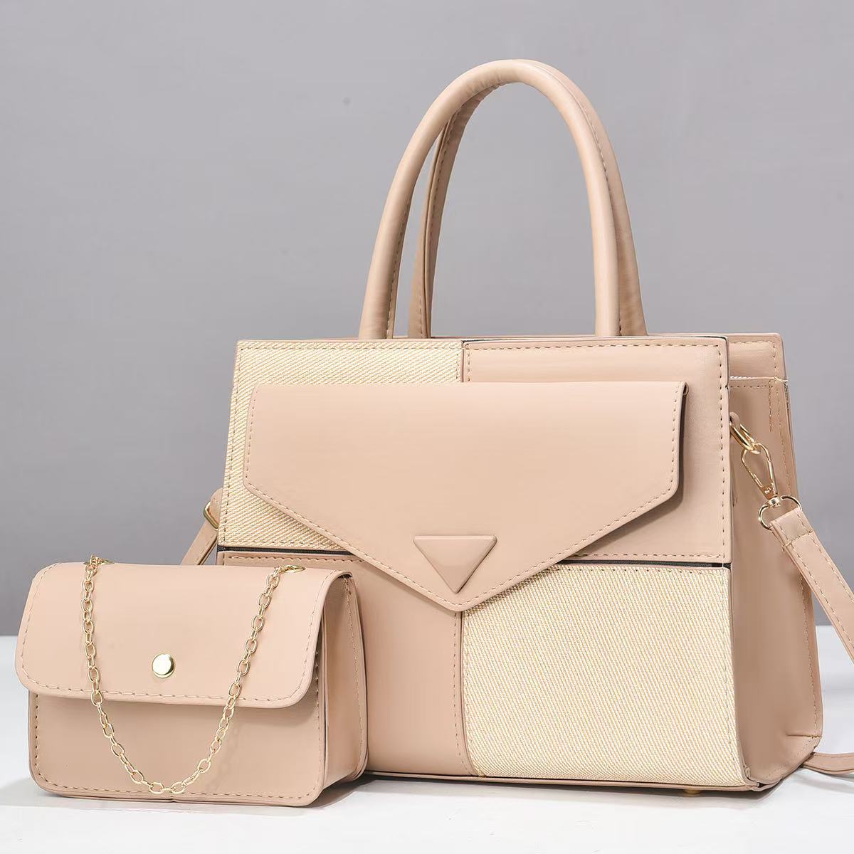 Patchwork Contrast Color Good-looking Light Luxury Women's Shoulder Bag