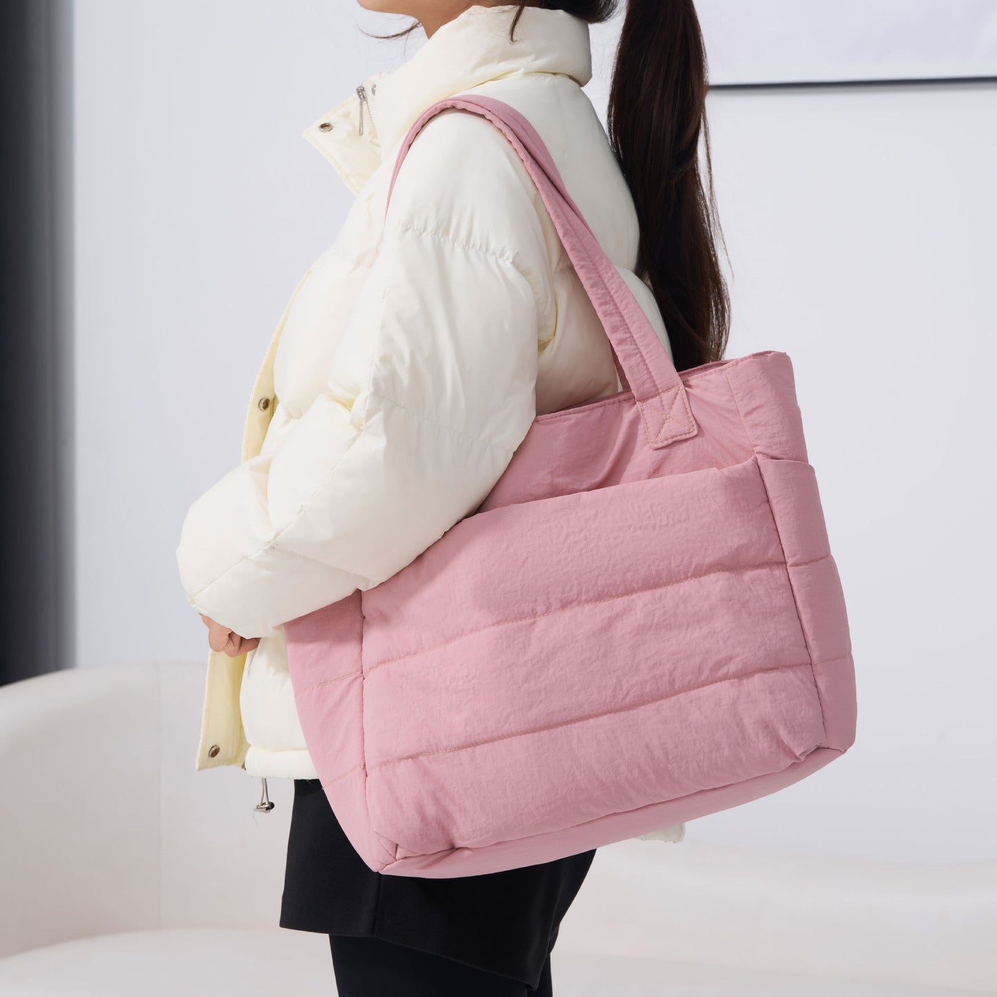 Women's Commuter Lightweight Fashion Cotton Clothes Women's Shoulder Bag