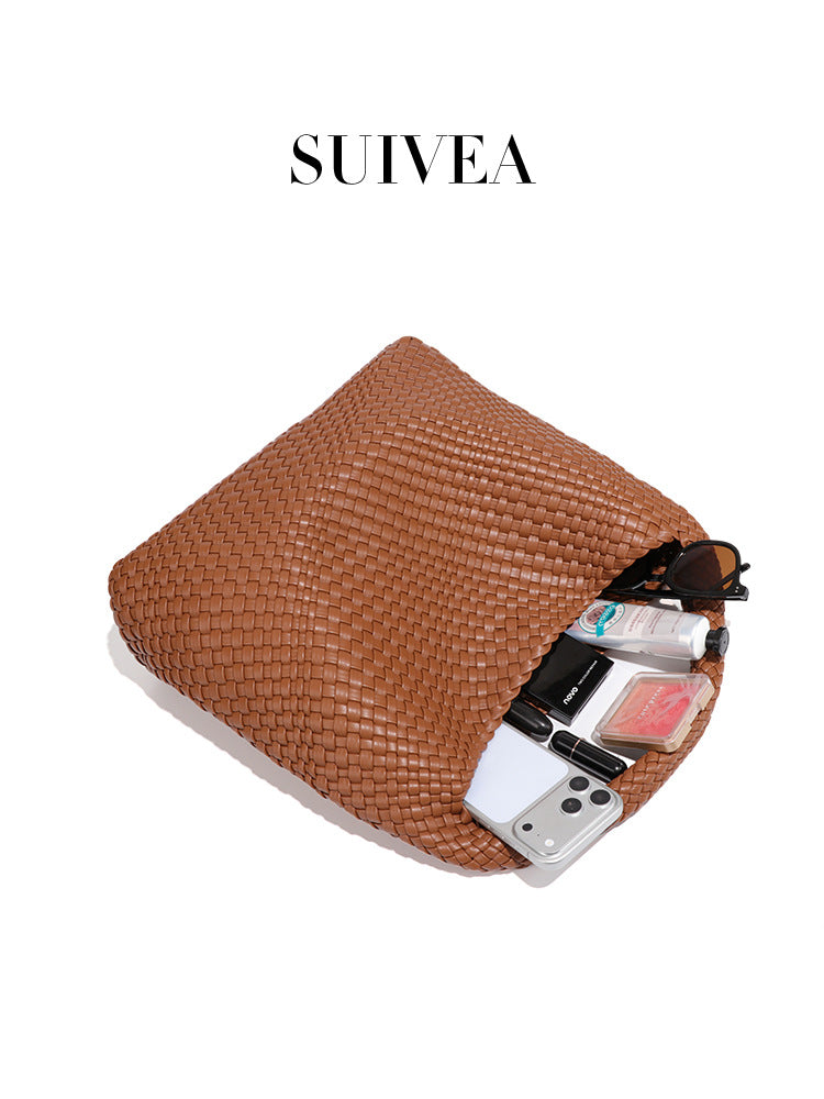 Women's Style Large Capacity Handmade Woven Trendy Vintage Women's Handbag