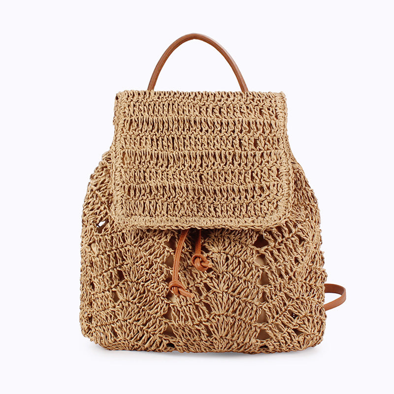 Women's Mori Crocheted Woven Beach Holiday Commuter Women's Shoulder Bag