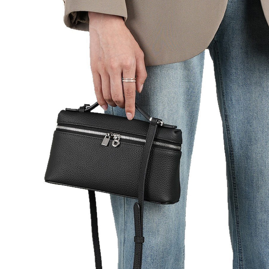 Women's Light Luxury Color Portable Leather Soft High Sense Fashion Women's Shoulder Bag