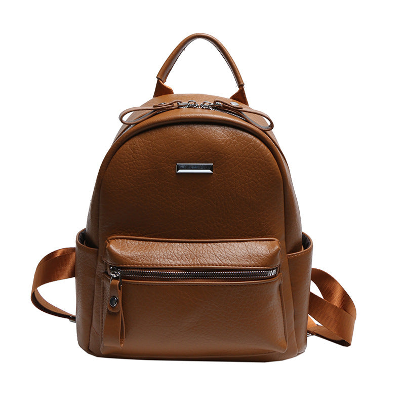 Women's Simple Korean Style High Texture Western Large Handbags