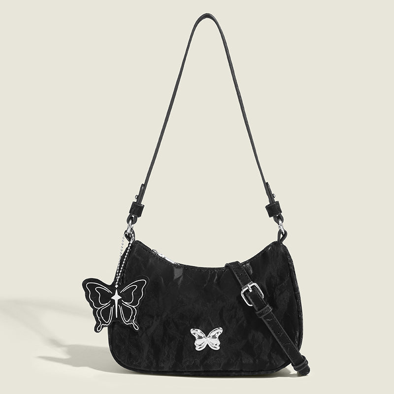 Female Simple Butterfly Lady Pure Desire Sweetheart Commuter Chinese Underarm Bag