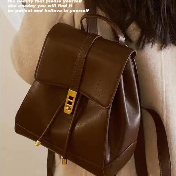 Super Textured Large Capacity Commuter Niche Women's Backpack