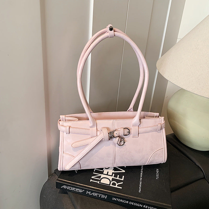 Women's Sense Fashion Retro Large Capacity Commuter Women's Shoulder Bag