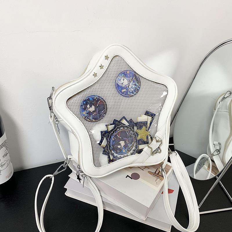 Cute Mini Two-dimensional Bar Cartoon Sweet Cool Women's Shoulder Bag