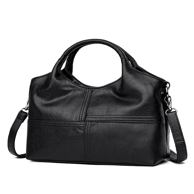 Women's Soft Leather Lightweight Large Capacity Commuter Women's Handbag