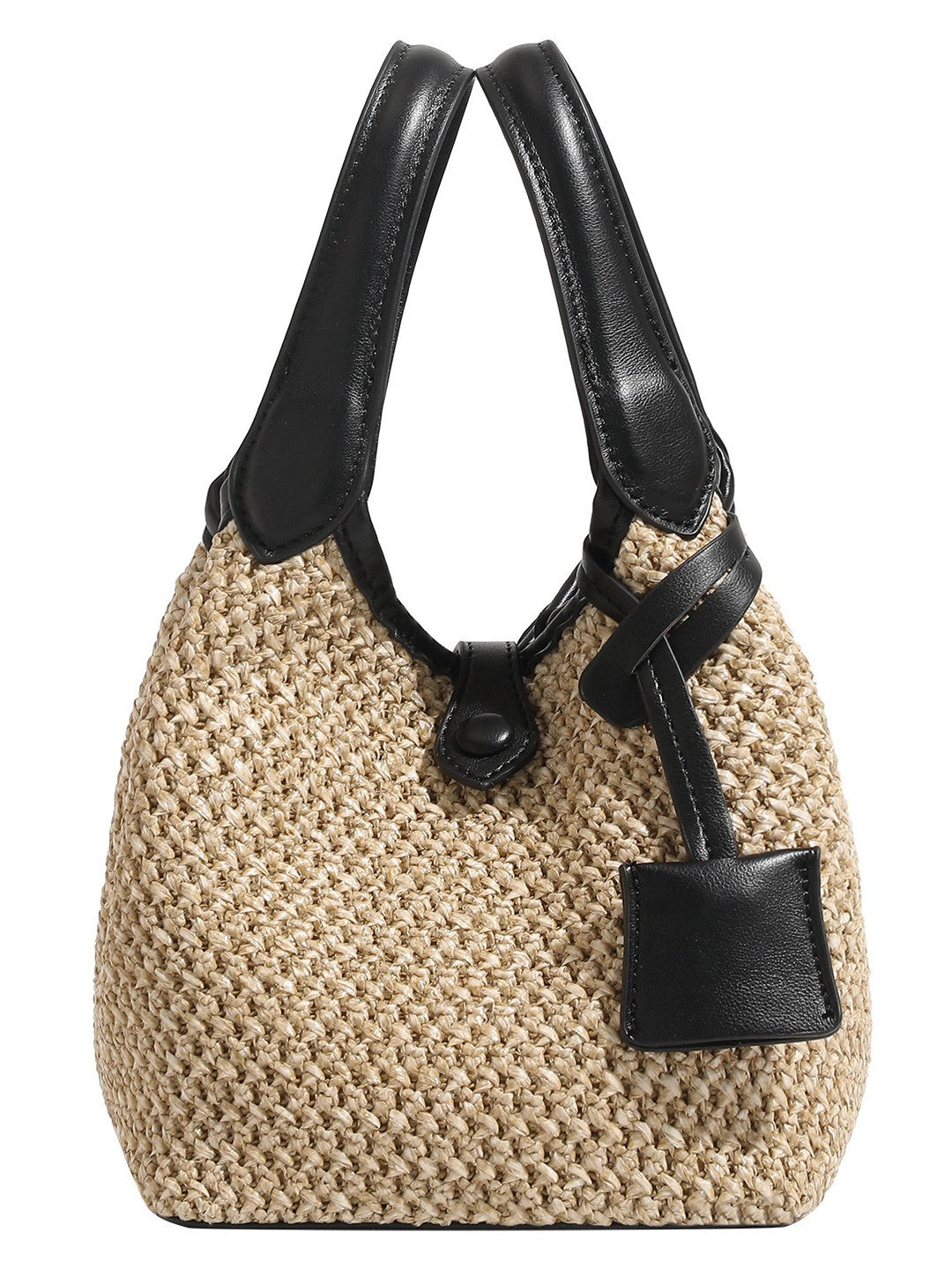 Niche Straw Woven Vegetable Basket Beach Vacation Bags
