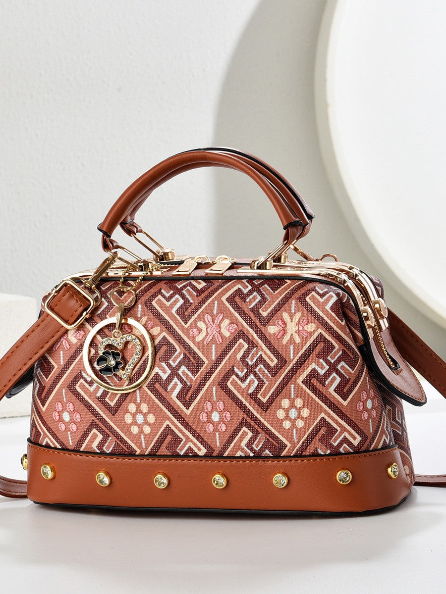 Women's Chinese Style Hand Carrying Pillow Large Capacity Women's Shoulder Bag
