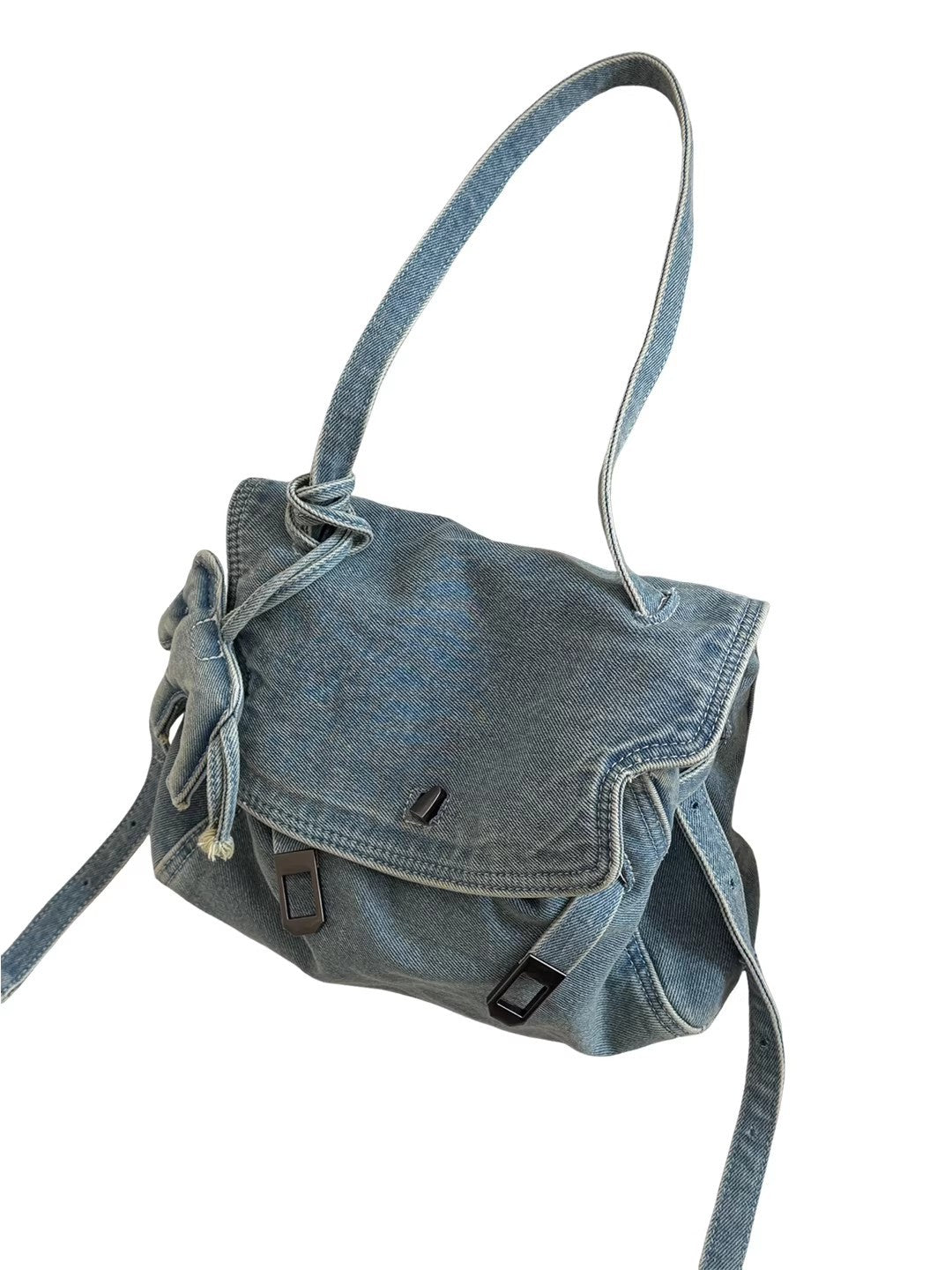 Women's Niche Style Denim Trendy Large Capacity Versatile Women's Messenger Bag