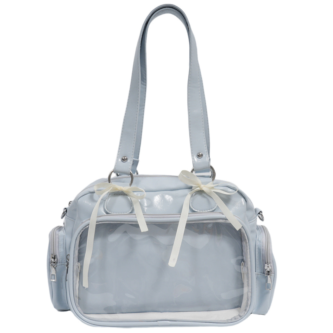 Large Capacity Transparent Bar Secondary Element Shoulder Bags