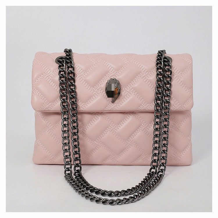 Women's Niche High-grade Diamond Plaid Light Luxury Women's Shoulder Bag
