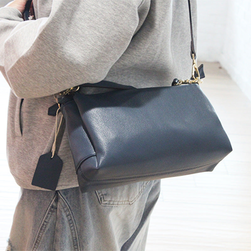 Korean Style Versatile Soft Leather High-grade Women's Messenger Bag
