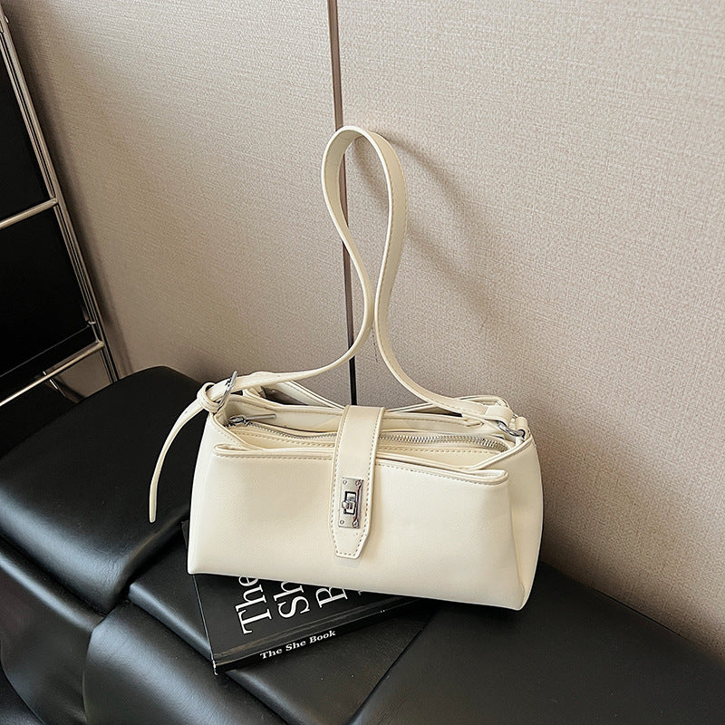 Simplicity Niche Female Summer Western Texture Leisure Underarm Bag
