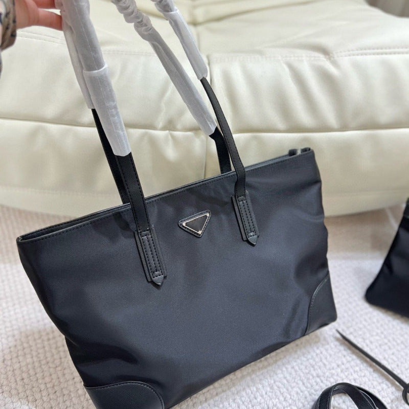 Three-in-one Triangle Mark Large Nylon Capacity Combination Bags