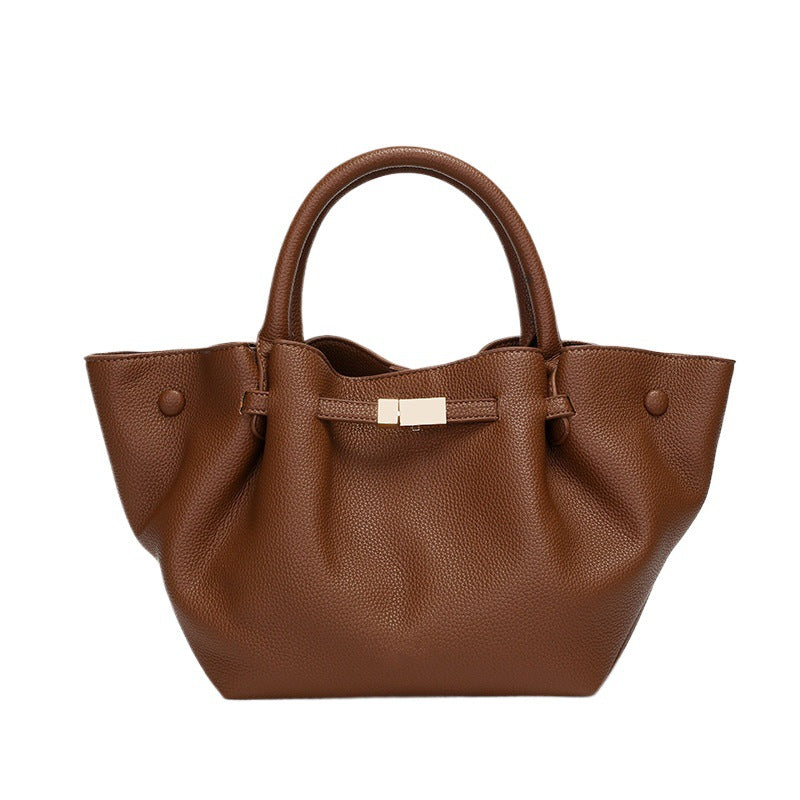 Women's Style Fashion Pleated Commuter Wings Simple Western Tote Bags