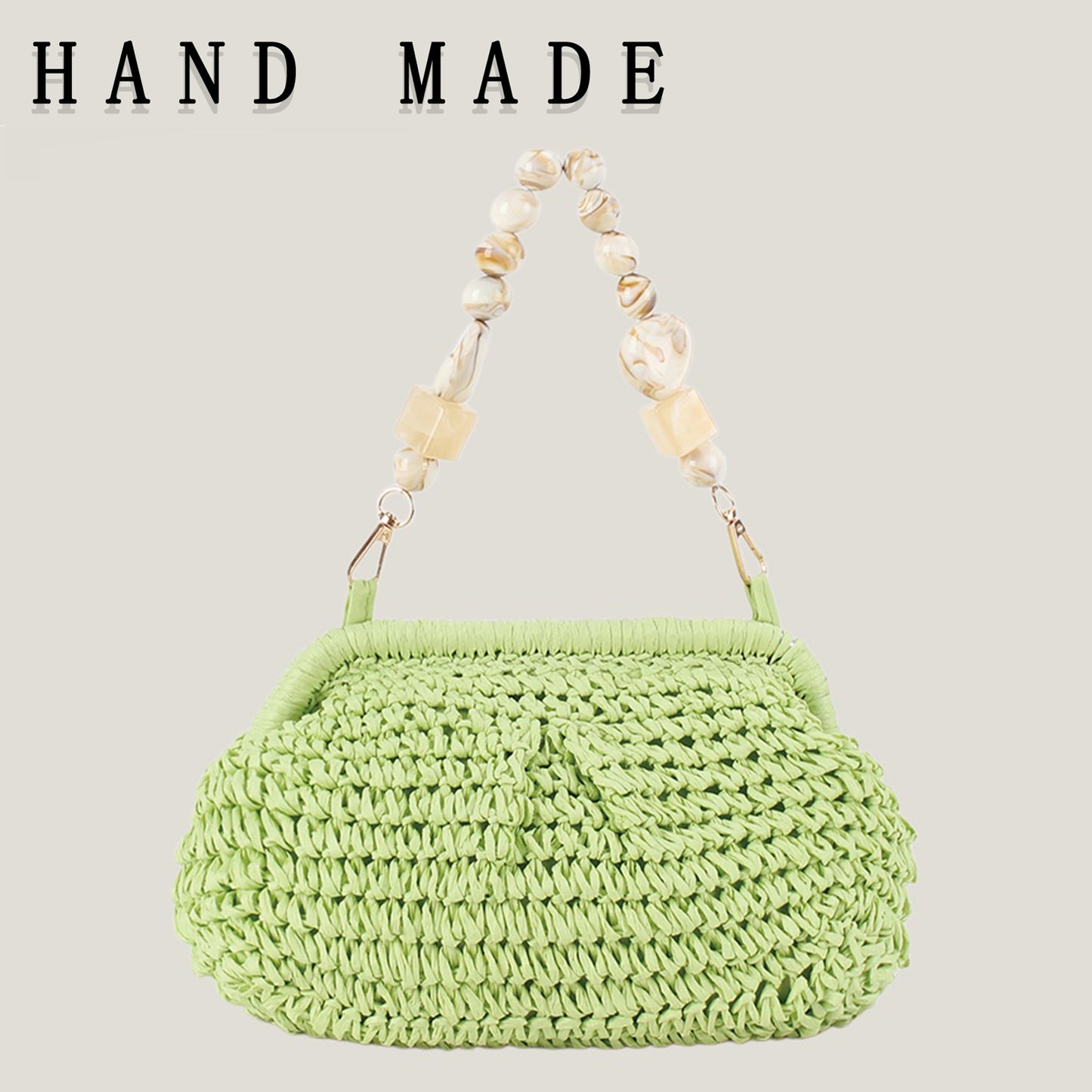 Women's Fashion Personality Woven Seaside Vacation Daily Women's Handbag
