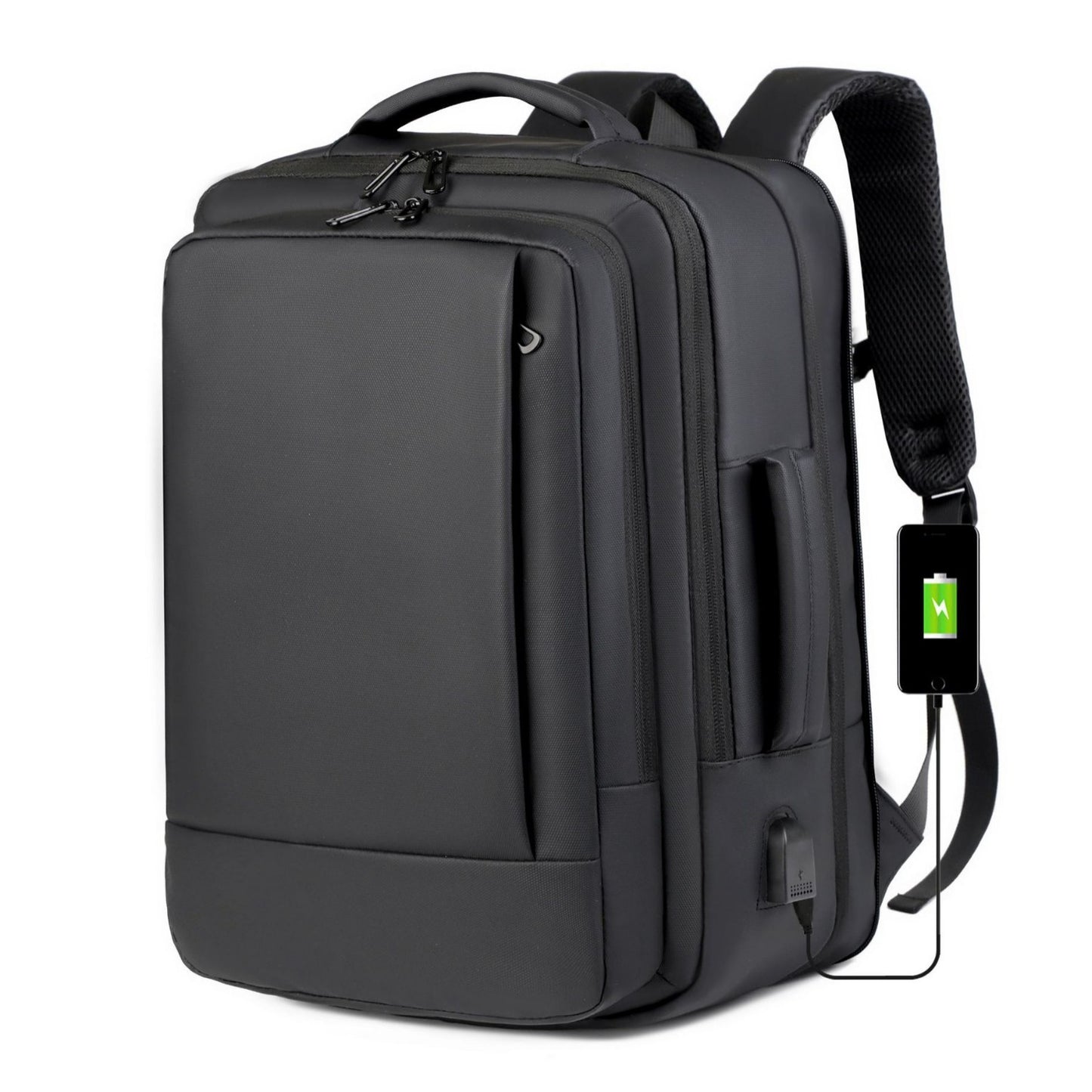 Male College Expansion Computer Multifunctional Charging Backpacks