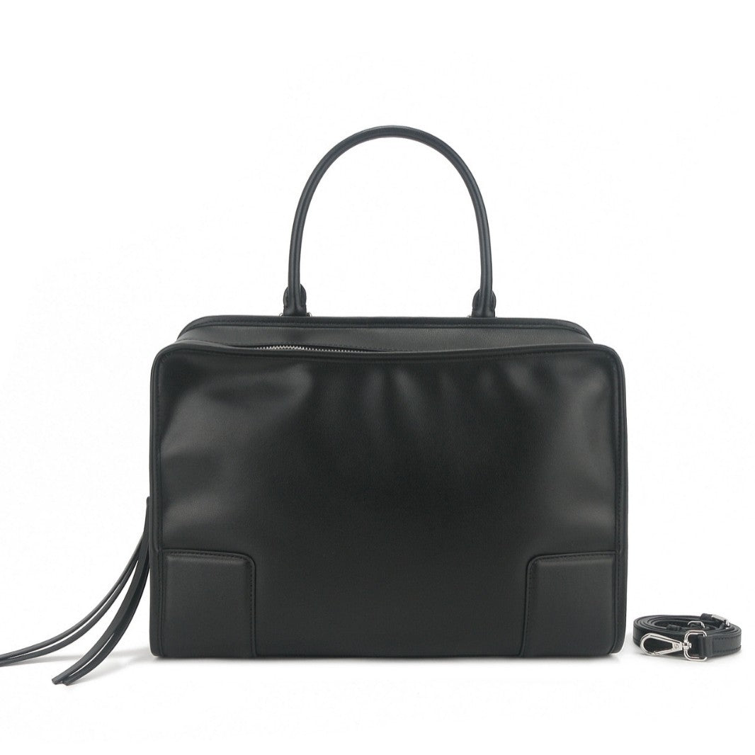 Lazy Loose Cowhide Leather Large Capacity Portable Bags