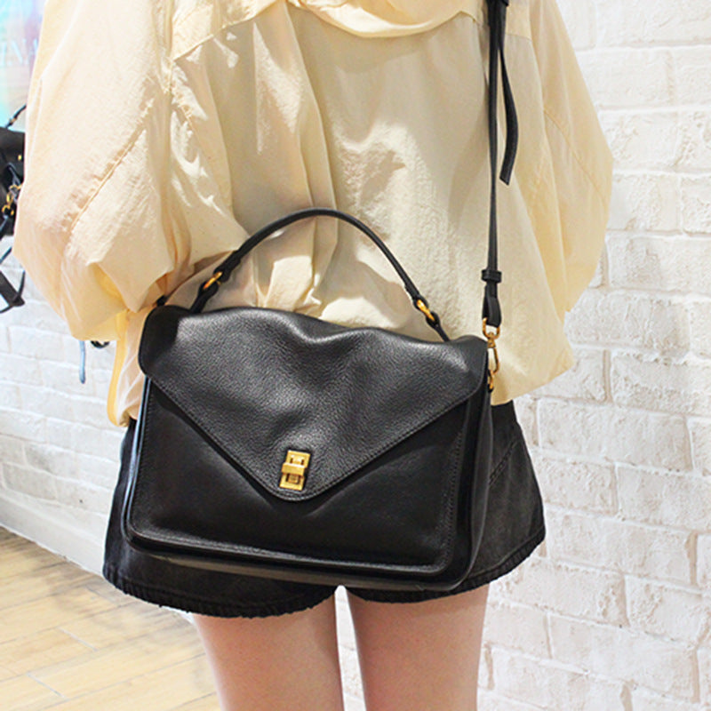 Women's Popular Large Capacity Soft Leather Fashion Women's Messenger Bag