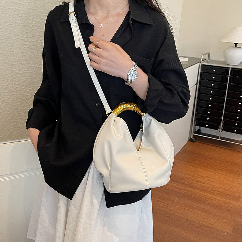 Women's Fashionable Minority Simple Advanced Metal Women's Handbag