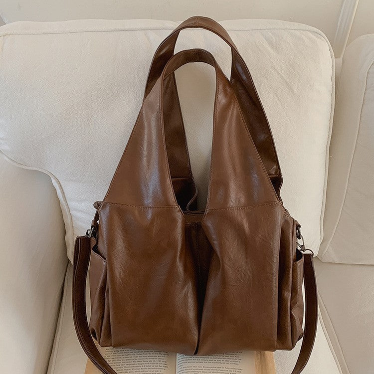 Women's Advanced Texture Retro Large Capacity Versatile Portable Bags