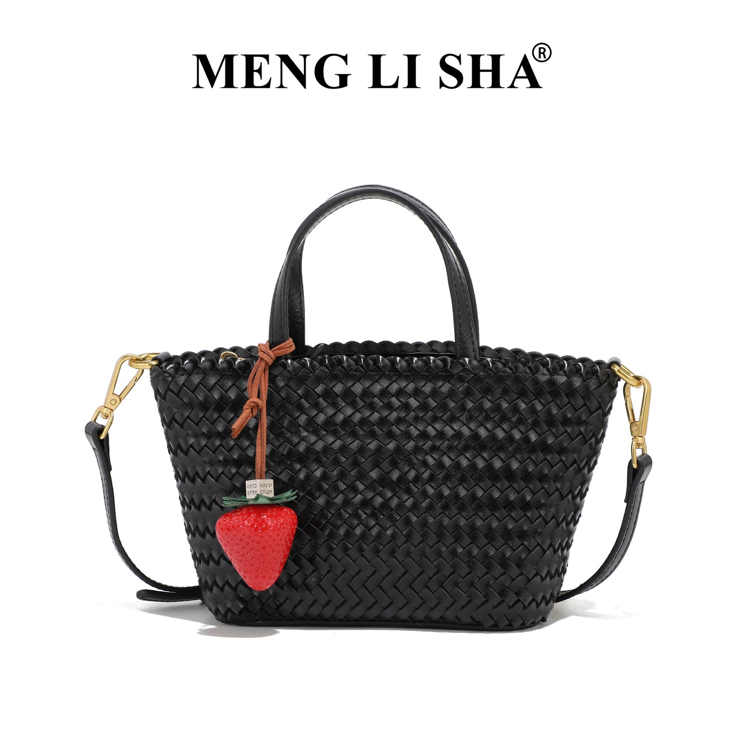Women's Design Woven Portable Boat Versatile Simple Vegetable Bags