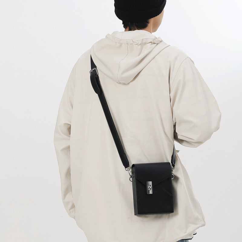 Innovative Men's Design Mobile Box Retro Men's Messenger Bags