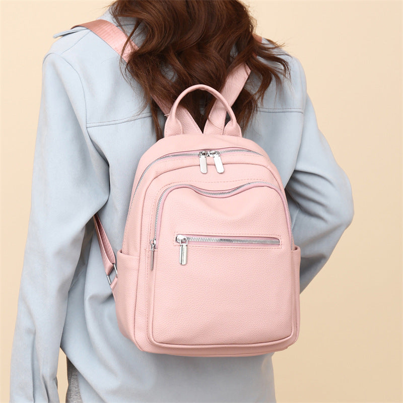 Women's Portable Traveling Textured Large Capacity Women's Backpack