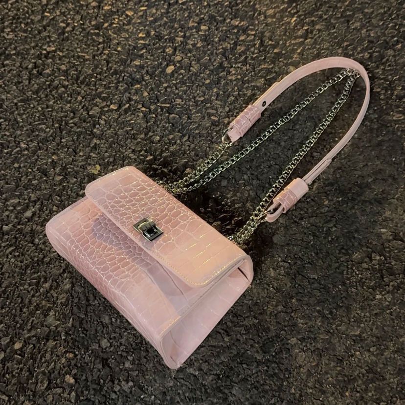 Korean Style Sweet Crocodile Pattern High Sense Autumn Mobile Phone Bag