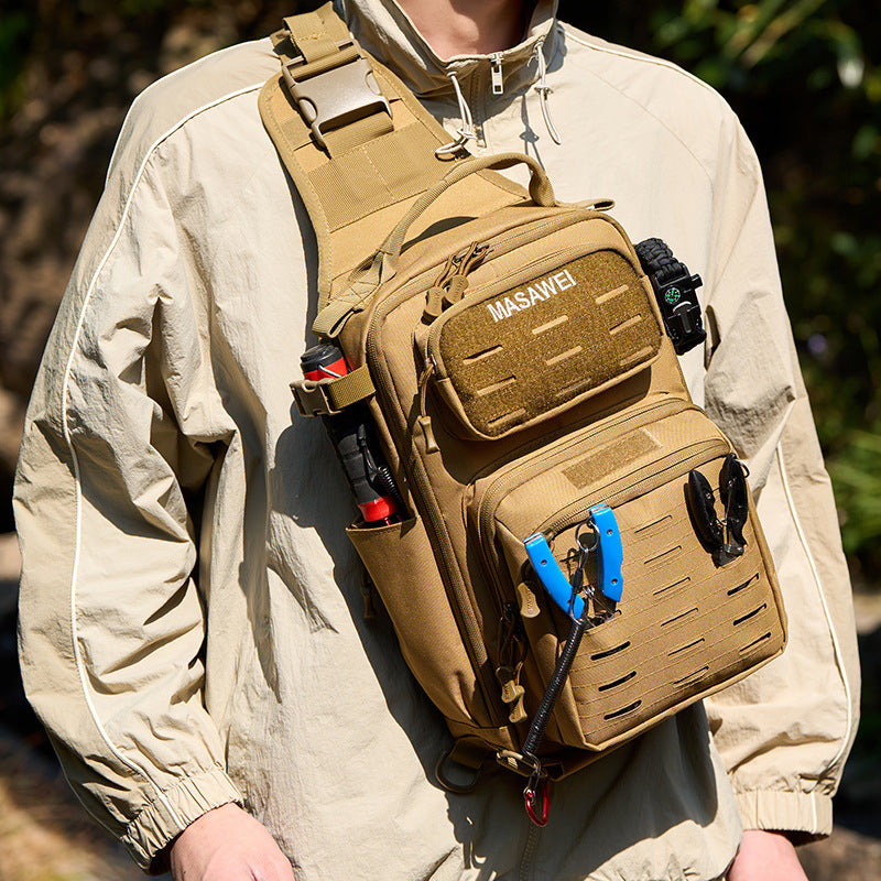 Glamorous Men's Portable Lure High-grade Fishing Shoulder Bags