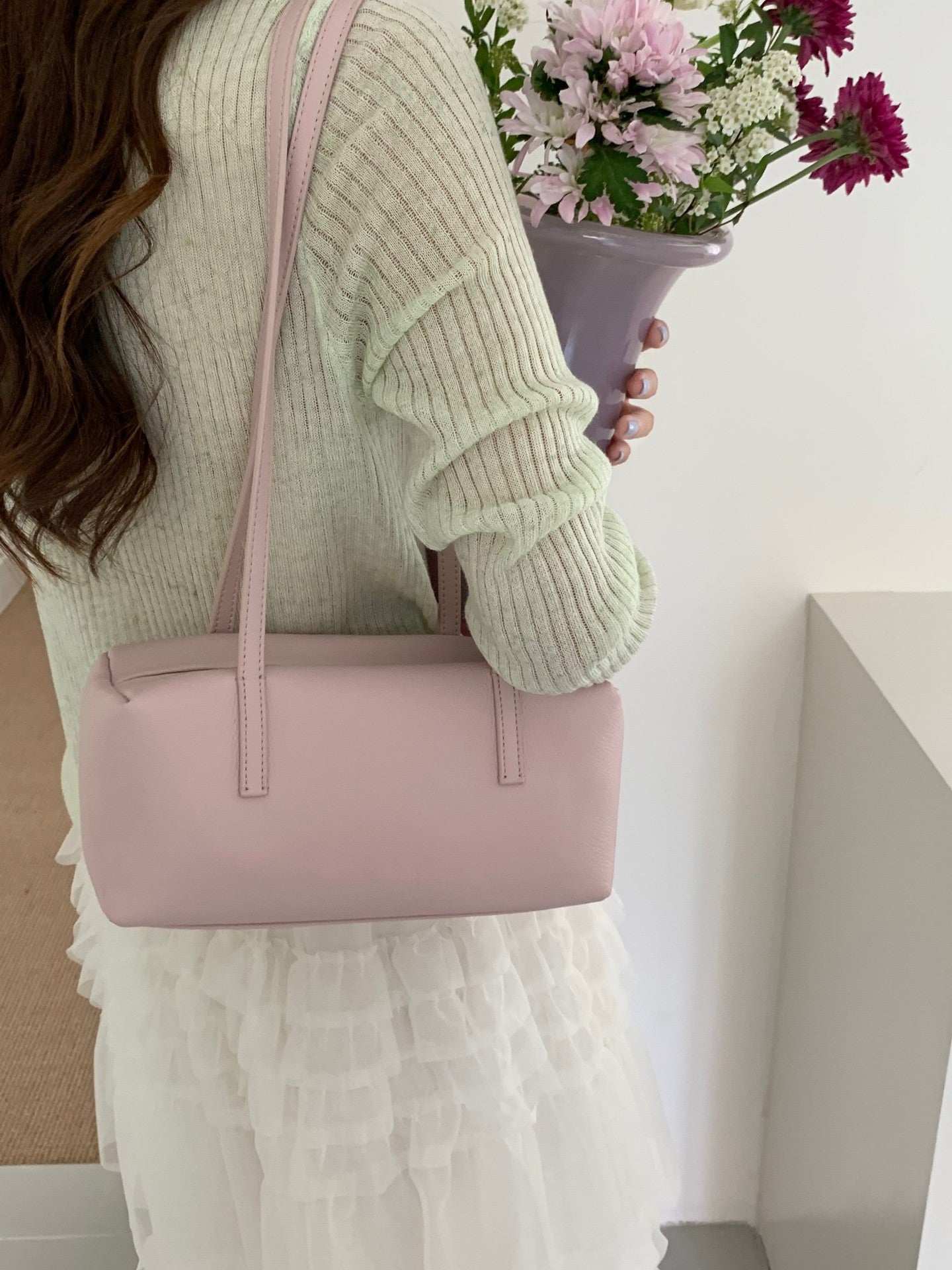 Series First Layer Cowhide Niche Minimalist Bags