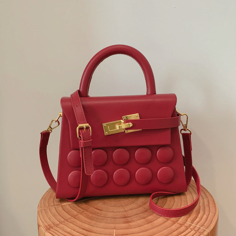 Women's Hard Shell Fashion Trend Embossed Women's Handbag