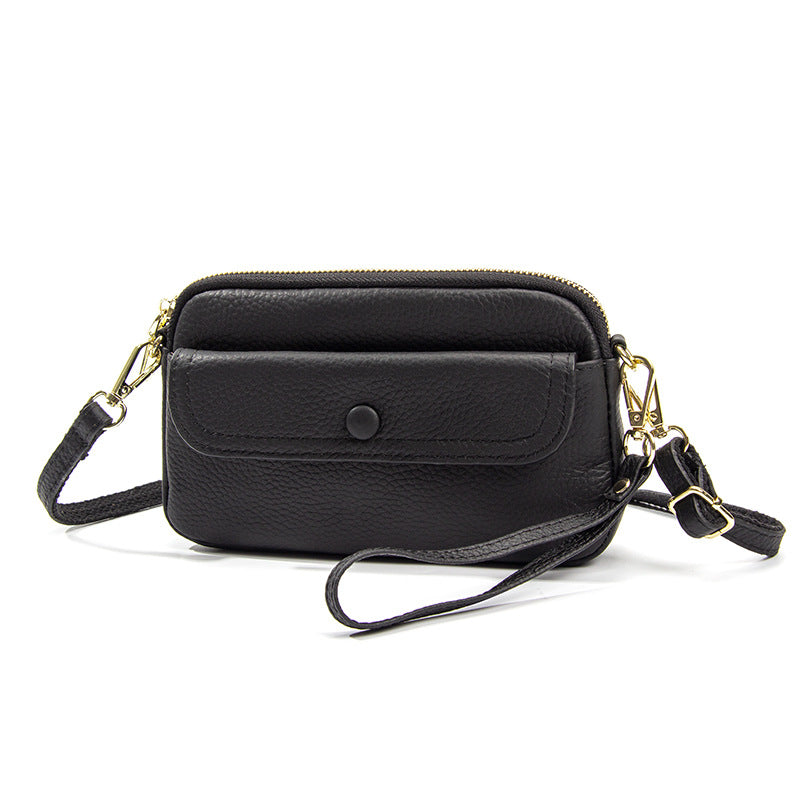 Women's Layer Cowhide Fashion Large Capacity Female Genuine Bags