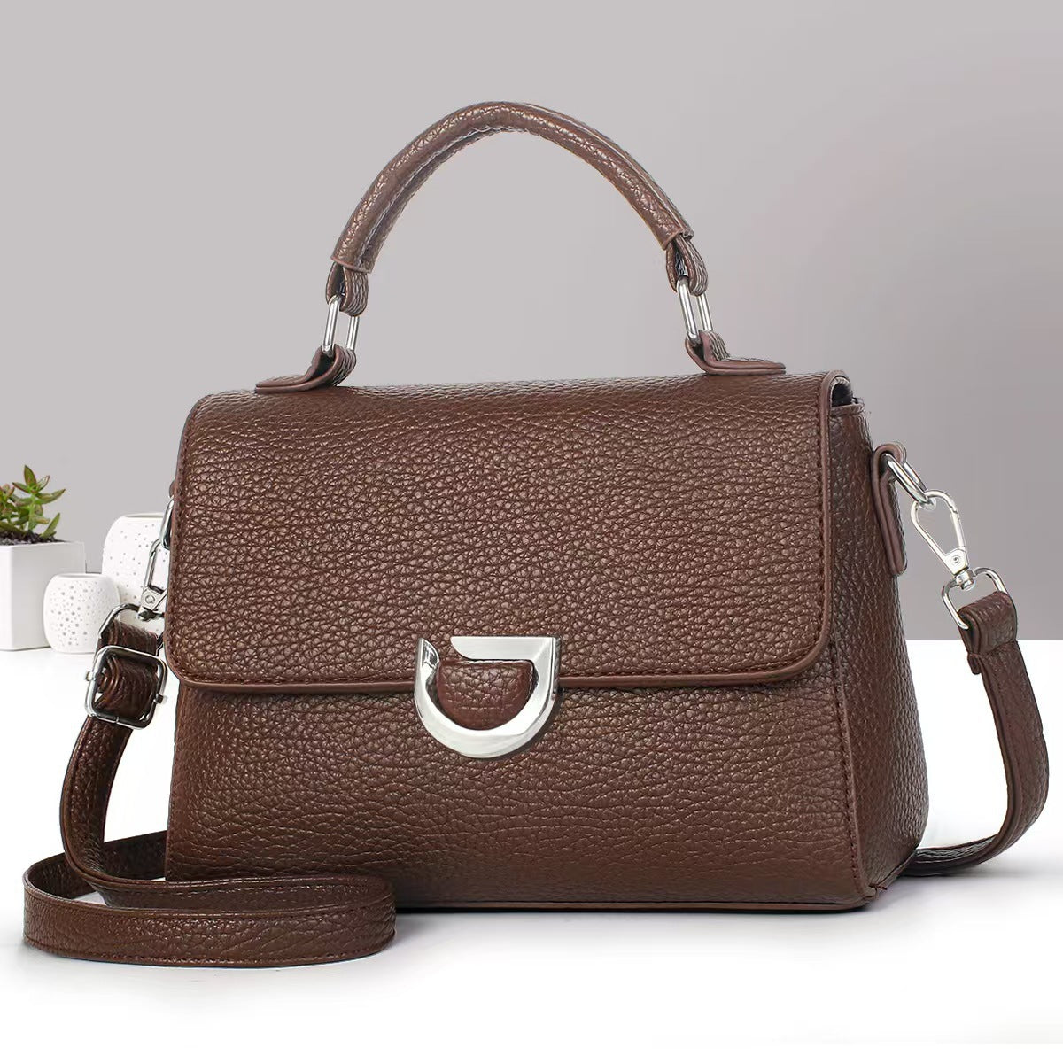 Women's Fashionable Commuter Simple Western Style Women's Shoulder Bag